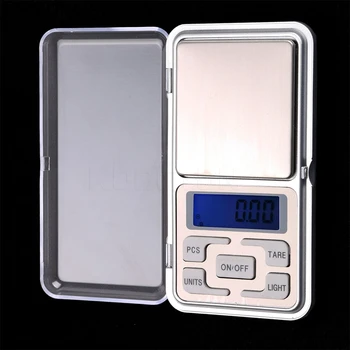 0.01 g/200g Mini Skaitmeninės Kišeninės Svarstyklės, yra LCD Ekranas Diamond Koeficientas G Svorio Svarstyklės