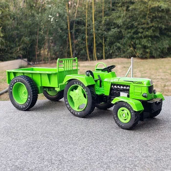 1:18 Retro Ūkio Traktoriaus Lydinio Automobilio Modelio, Žemės Ūkio Priekabos Sunkvežimių Aukštos Modeliavimas Diecast Metal Kolekcijos Vaikams, Žaislų, Dovanų