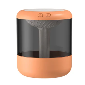 1.2 L Didelės Talpos Oro Drėkintuvas Mini Nešiojamieji eterinis Aliejus Difuzoriaus USB Rūkas kūrėjas, Miegamųjų Namo Oranžinė