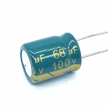 10vnt/daug 68UF 100v 68UF aliuminio elektrolitinių kondensatorių dydis 10X13 20%