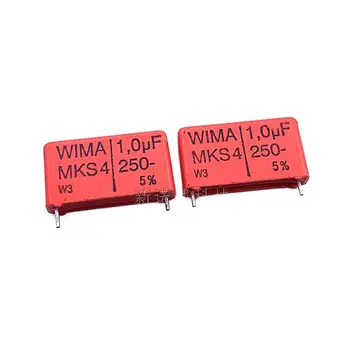 10VNT/WIMA 105 250V 1UF 250V 1.0 UF MKS4 Pin Atstumas 22.5 Garso Kondensatorius