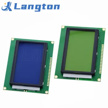 128*64 TAŠKŲ LCD modulis 5V mėlynas ekranas 12864 LCD su apšvietimu ST7920 Lygiagrečiai uosto LCD12864 už arduino