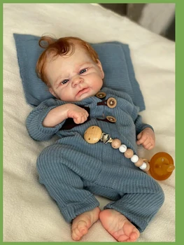 18 Colių Tikroviška Elijas Reborn Baby Doll, Rankų Darbo Mielas Bebe Naujagimių Lėlės, Žaislai Kolekcija