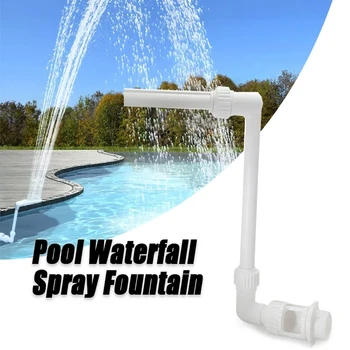 1PCS Baseinas, Krioklys Fontano Rinkinys PVC savybės fontanas apdaila lengvai įrengimas baseinas priedai