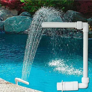 1PCS Baseinas, Krioklys Fontano Rinkinys PVC savybės fontanas apdaila lengvai įrengimas baseinas priedai