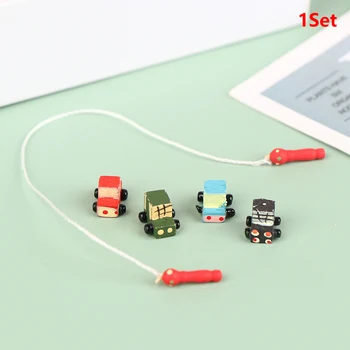 1Set 1:12 Miniatiūriniai Lėlių Automobilio Modelį Žaislinių Transporto priemonių šokdynė Vaikai Apsimesti Žaisti Žaislai, Lėlės Namas Priedai