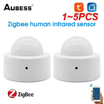 1~5VNT Zigbee 3.0 Tuya Mini Smart Žmogaus Kūno Judesio Jutiklis Judėjimo PIR Rele Spindulių Detektorių, Smart Gyvenimo Smart Home