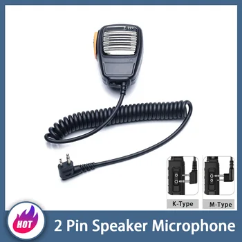 2 Pin Nešiojamą Garsiakalbis Mikrofonas Walkie Talkie Motorola GP-300 GP2000 GP88 GP88S GP68 CP040 CP200 P450 CP150 Laidinė laisvų Rankų įranga