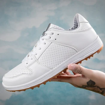 2023 baru Sportbačiai Golfo wanita hitam putih sepatu Golfo untuk pria desainer merek mewah sepatu olahraga pasangan karet latihan Eiti