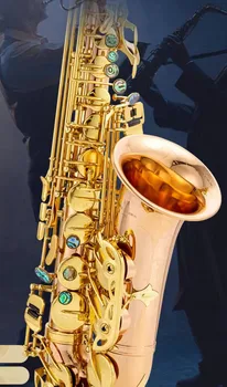2023 Naujas-W01 Fosforinis Varis Alto Saksofonas Muzikos Instrumentas E Sax Serijos Aukštos Kokybės Su Kandiklio Nendrės Kaklo Atveju