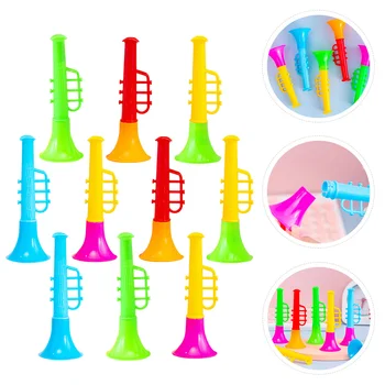25 Vnt Trimitas Žaislas Bamblys Muzikos Instrumentai Mini Muzikos Imituojamas Ragų Modeliavimas Pučia Abs Šalių Rekvizitai Bamblys Juokinga
