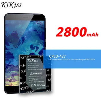 2800mAh KiKiss Baterija CPLD-427 CPLD427 Už Coolpad CP331A Naršyti T-mobile Hotspot BTRCP331A Mobiliojo Telefono Baterijas