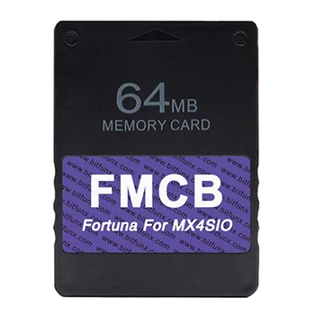 64MB FMCB Kortelės V1.966 už PS2 MX4SIO SIO2SD SD Kortelės Adapterį Įdiegti OPL už Playstation2 Žaidimų Konsolės,už PS2 Slim