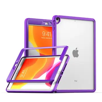 Aiškiai iPad 10.9 2022 Mini4 5 6 Oro 3 4 Pro 11 2018 2020 2021 11inch Akrilo Galinį Dangtelį Minimalistinio Stiliaus atsparus smūgiams