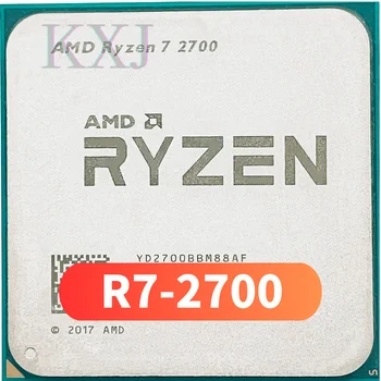 AMD Ryzen 7 2700 R7 2700 3.2 GHz Aštuonių Branduolių Šešiolika-Sriegis 16M 65W CPU Procesorius YD2700BBM88AF Lizdas AM4