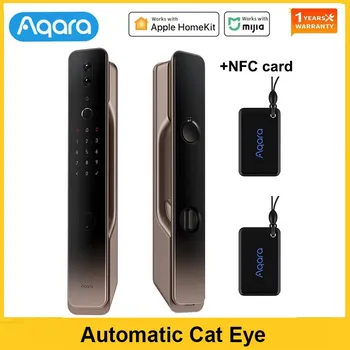 Aqara Smart Durų Užraktas H100 Automatinė Cat Eye Zigbee Kūno Šviesos Jutiklis NFC 