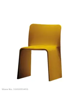 Audinio valgomojo kėdė italijos minimalistinio dizainerio kūrybos atgal kėdė makiažo kėdė viešbutis priėmimo kėdės, modernaus minimalistinio kėdė