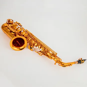 Aukštos Eb Alto Saksofono Melodija Naują Atvykimo Žalvario Rose gold Muzikos instrumentų E-butas Sax Su Byla Priedai