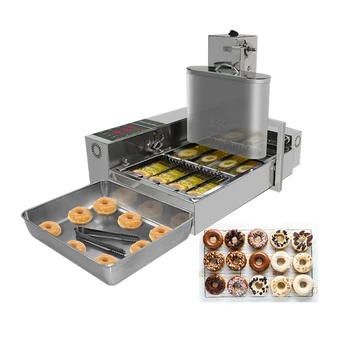 Aukštos kokybės mini mechaninė spurgos mašina komercinės fryer maquina para hacer dedonas spurga spurgos maker kamuolys gamybos mašinos