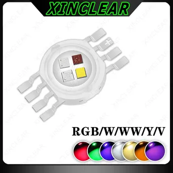 Aukštos Kokybės RGB RGBW RGBWW LED, COB (Chip 3W 4W 5W 6W 8W 9W 10W 12W Spalvinga Šviesos Granules 3 6 9 12 15 W W Scenos Šviesos Karoliukai