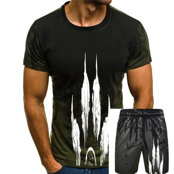 Aukštos Kokybės T Shirt Mens Leteną Dizaino Topai Marškinėliai Turėti Miško Pėdsaką Medvilnės trumpomis Rankovėmis 3D Atspausdintas Marškinėliai O Kaklo Naujas Tees