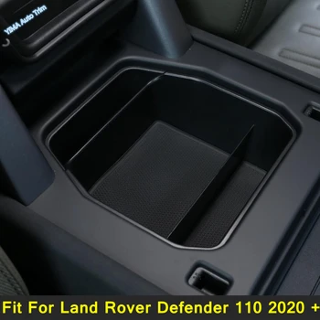 Automobilio Konsolės Telefono Turėtojas Konteinerių Dėklas Organizatorius Porankiu Laikymo Dėžutė Land Rover Defender 110 2020 M. - 2023 Juodas Priedai