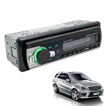 Automobilio Radijas Din MP3 Vaizdo Grotuvas, palaikomas USB Flash Drive, TF Kortelę Blue Tooth laisvų Rankų įranga ISO Stereo Garso Sistemos