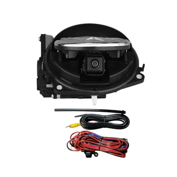 Automobilių Prakeiktas galinio vaizdo Kamera su Viela Passat B6 B7 B8 Golf MK7 MK5 MK6-PoloTrunk Jungiklis Atbulinės Stovėjimo HD Kamera