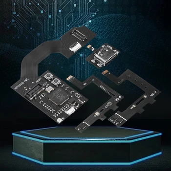 Aviečių Pi2040 Žaidimų Konsolės Kabelis Chip atsarginės Dalys, CPU Laidas Žaidimų Konsolės Kabelis Maitinimo Laido Jungiklis NS/Lite/OLED