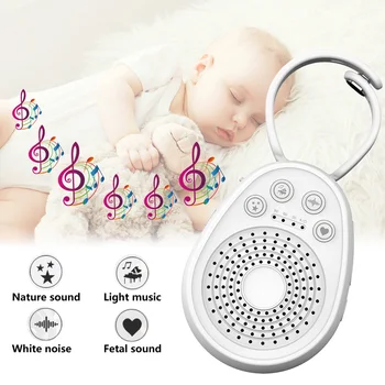 Baby Baltas Triukšmas, Mašinos tipo c Įkrovimo Laikas Išjungti Miegoti Mašina Kūdikių Miego Garso Grotuvas Naktį Šviesos Laikmatis Triukšmo Player