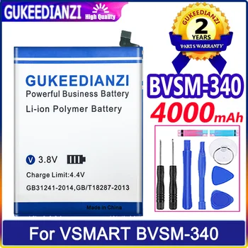 Bateria 4000mAh Mobiliojo Telefono Bateriją Už VSMART BVSM-340 Aukštos Kokybės Baterija