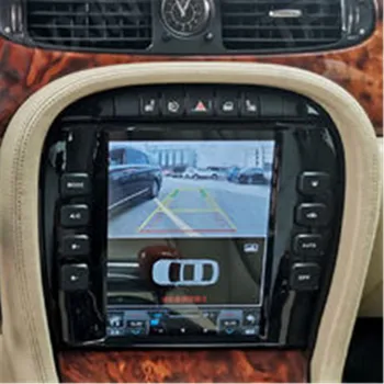 Carplay Automobilio Radijo Jaguar S-TYPE 2001-2009 Android12 Tesla Ekranas Multimedijos Grotuvas GPS Navigacija Stereo Dovana Įrankiai, 5G