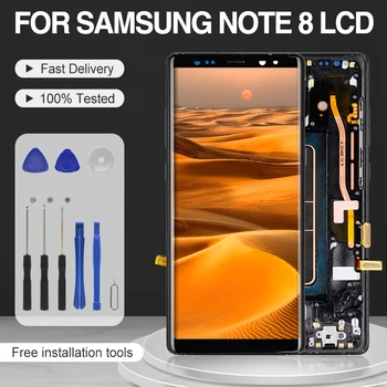 Catteny N950 lcd Samsung Galaxy Note 8 Ekranas Jutiklinis Ekranas skaitmeninis keitiklis N950T N950A Asamblėjos Įrankiai Nemokamas Pristatymas