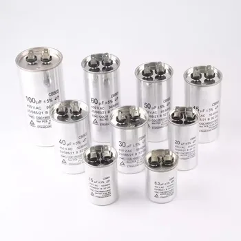 CBB65 oro kondicionieriaus kompresoriaus paleidimo kondensatorius 20/30/40/50/60/70/80UF 450VAC 5%