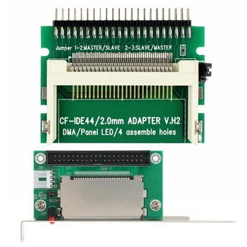 Cf (Compact Flash Kortelės Į 44Pin Ide 2Mm Vyrų 2.5 Colių Hdd Įkrovimo Adapteris Su 40-Pin Cf (Compact Flash Kortelės Skydelis