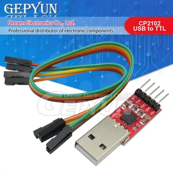 CP2102 USB TTL nuoseklųjį prievadą UART STC atsisiųsti kabelis Viršija PL2303 teptuku atnaujinti kabelis