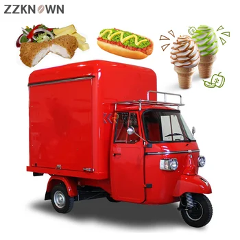 Custom Mini Maisto Sunkvežimis A Venda Elektrinis Triratis Kavos Pica Krepo Mobiliojo Maisto Priekabos, Motociklai Maisto Krepšelį Ice Cream Van Automobilį