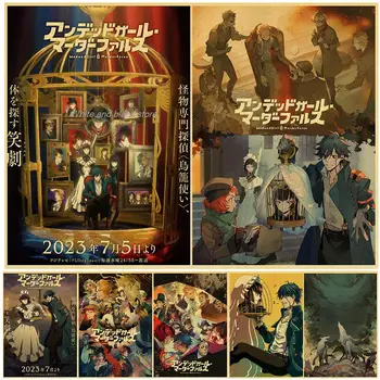 Derliaus Anime Undead Mergina Nužudymo Farsas plakatai Dovana Animacinių filmų Spausdinti Kraft Tapybos Namo Kambaryje Apdaila Sienos Meno Plakatai
