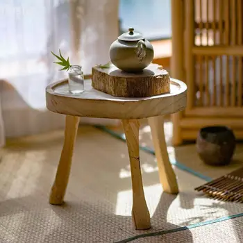 Derliaus medžio masyvo kėdės mažas kavos staliukai dekoratyvinių gėlių stovai mažo suolelio saugojimo balkonas, kiemas, gėlių vazonas mop stovo