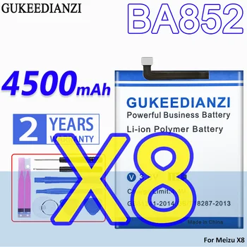 Didelės Talpos GUKEEDIANZI Baterija BA852 4500mAh Už Meizu X8 MeizuX8