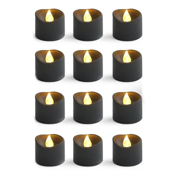 Elektroninių Flameless, Norinčių Žvakė Juodo Plastiko Tinka Atostogų Apdaila, Tema Šalis