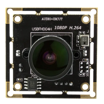 ELP 2MP 1080P H. 264 USB Kamera 1/3 Colio CMOS AR0330 Sensorius Plataus Kampo Objektyvas, Mini Mikrofonas Parama IR-CUT USB Kameros Modulis