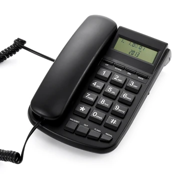 Fiksuotojo ryšio Telefono TEL 225 Skambinančiojo Ekranu Corded pagalba Telefonu Home Office