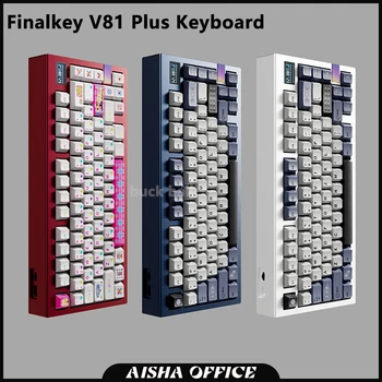 Finalkey V81 Plius Mechaninė Klaviatūra Tri-Mode Belaidžio 
