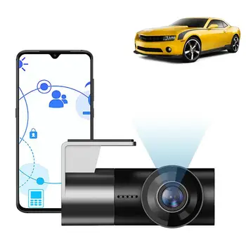Fotoaparatas Automobilių 1080P Automobilių Kameros, Kamera 170 Plataus Kampo Kamera Vaizdo įrašymo Vairavimo Kamera APP Kontrolės Įrašymo 24H Stovėjimo Stebėti
