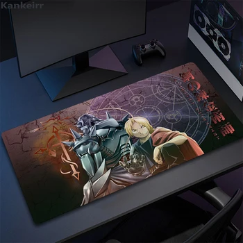 Fullmetal Alchemist Pelės Mygtukai Žaidimų XL Užsakymą HD Namų Kilimėlis XXL klaviatūros mygtukai Anti Slip Office Kilimas Minkštas Kompiuterio Stalo Kilimėlis