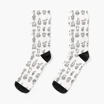 GAIDYS AUGALAI, KAKTUSAI BW Kojinės laimingas kojinės vyrams Golfo kojinės kojinės dizaineris prekės žygiai