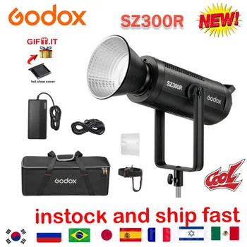 Godox SZ300R 330W Zoom RGB LED Vaizdo Šviesos Bowens Kalno Fotografijos Studija Priedai Gyventi 2500-10000K Šviesos Kūno Kontrolės