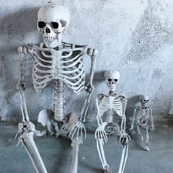 Helovinas skeletas rekvizitai Helovinas baras slaptą kambarį, apdailos skeletas rėmo siaubo žmogaus skeleto modelis rėmas