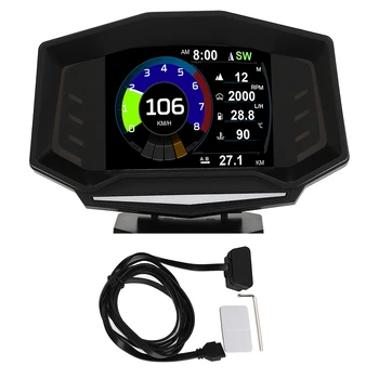 HUD Ekrano GPS Spidometras LCD Ekranas Automobilį